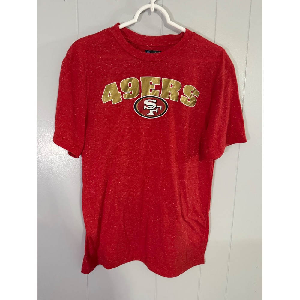 San Francisco 49ers T-Shirt Mens Medium Red NFL Football NFL Team Apparel EUC